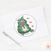 Funny Cartoon Kiwi Bird 2 Round Sticker (Umschlag)