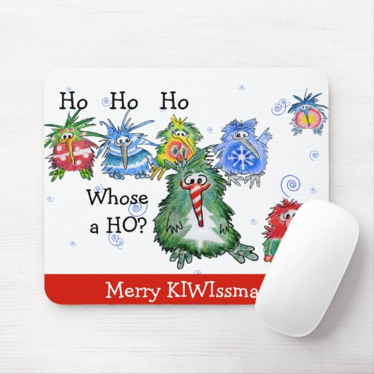 Funny Cartoon Kiwi Weihnachtsgeschenk Mousepad (Mit Mouse)