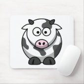 Funny Cartoon Kuh Süße Tier Mousepad (Mit Mouse)
