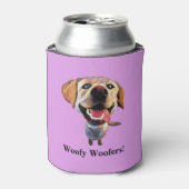 Funny Cartoon Labrador Retriever Can Cooler Dosenkühler (Kanne Vorderseite)