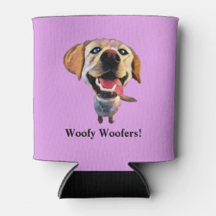 Funny Cartoon Labrador Retriever Can Cooler Dosenkühler