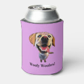 Funny Cartoon Labrador Retriever Can Cooler Dosenkühler (Kanne Rückseite)