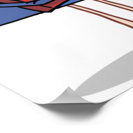 Funny Cartoon Lehrer Willkommen zurück in der Schu Poster (Ecke)