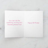 Funny Cartoon Mama Mum Birthday Karte (Innenseite)