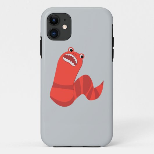 Funny Cartoon Mongolian Death Worm Case-Mate iPhone Hülle (Rückseite)