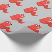Funny Cartoon Mongolian Death Worm Geschenkpapier (Ecke)