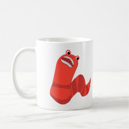 Funny Cartoon Mongolian Death Worm Kaffeetasse