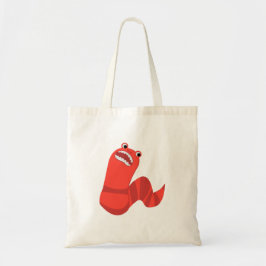 Funny Cartoon Mongolian Death Worm Tragetasche