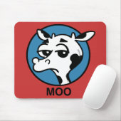 FUNNY CARTOON MOO COW MAUSPAD (Mit Mouse)