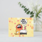 Funny Cartoon Mouse | Funny Mouse and Cat Postkarte (Stehend Vorderseite)