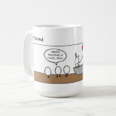 Funny Cartoon - Mutterküchenkochen Kaffeetasse (Vorderseite Links)