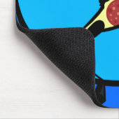 FUNNY CARTOON NINJA PIZZA MAUSPAD (Ecke)