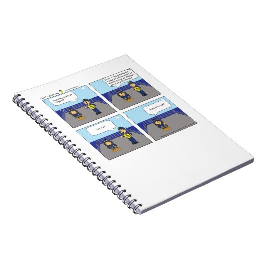 Funny Cartoon Notebook Notizblock (Rechte Seite)