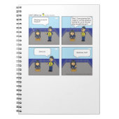 Funny Cartoon Notebook Notizblock (Vorderseite)