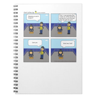 Funny Cartoon Notebook Notizblock
