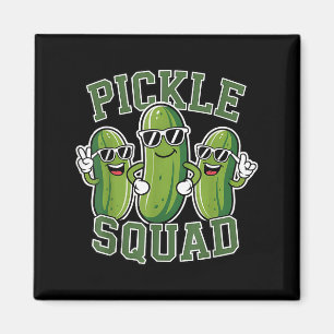 Funny Cartoon Pickles Lover Dill Doe Joke Food Pub Magnet