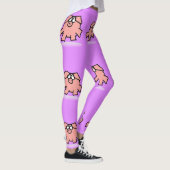 Funny Cartoon Pig Jahr Weibchen wählen Leggings (Rechts)