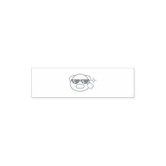 Funny Cartoon Pig Permastempel