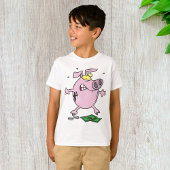 Funny Cartoon Piggy Bank Loss Geld T-Shirt