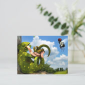 Funny Cartoon Postcard Postkarte (Stehend Vorderseite)