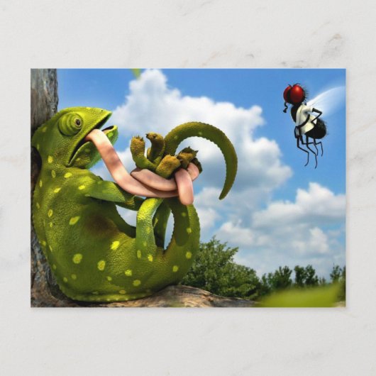 Funny Cartoon Postcard Postkarte (Vorderseite)