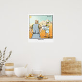 Funny Cartoon Poster - Ägyptische Insult (Küche)