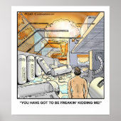 Funny Cartoon Poster - Cryonics (Vorne)