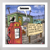 Funny Cartoon Poster - Junk (Vorne)