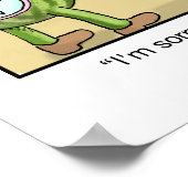 Funny Cartoon Poster Seedless Watermelon (Ecke)