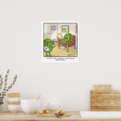 Funny Cartoon Poster Seedless Watermelon (Küche)