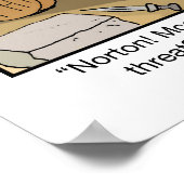 Funny Cartoon Poster - Trojaner (Ecke)