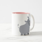 Funny Cartoon Rhino Tasse (VorderseiteRechts)