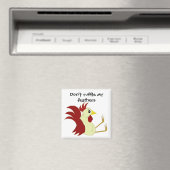 Funny Cartoon Rooster Magnet (In Situ (Geschirrspüler))