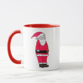 Funny Cartoon Santa Claus Tasse (Links)