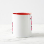 Funny Cartoon Santa Claus Tasse (Zentrum)