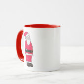 Funny Cartoon Santa Claus Tasse (Vorderseite Links)