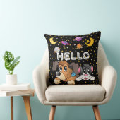 Funny Cartoon Schwarzes Universum Kinder Kinderzim Kissen (Stuhl )