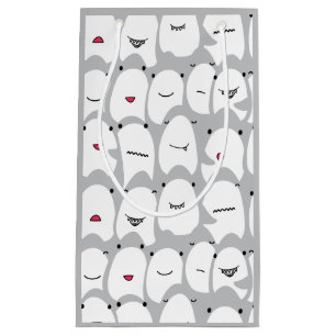 Funny Cartoon Sharks Kleine Geschenktüte