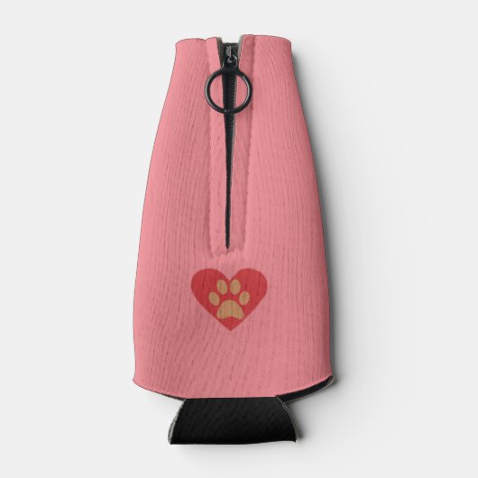 Funny Cartoon Shiba Inu Flasche Cooler Flaschenkühler (Rückseite)