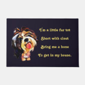 Funny Cartoon Shih Tzu Dog Doormat Fußmatte (Vorderseite)
