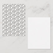 Funny Cartoon Sitting Dogs Mitteilungskarte (Vorne/Hinten)