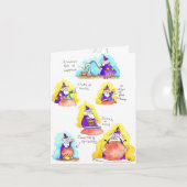 Funny Cartoon Spaß Wizard Geburtstagskarte Dankeskarte (Vorderseite)