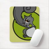 FUNNY CARTOON SQUIRREL MAUSPAD (Mit Mouse)