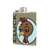 FUNNY CARTOON STILE CHICKEN VINYL WRAPPY FLASK FLACHMANN (Links)
