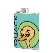 FUNNY CARTOON STILE DUCK VINYL WRAPPY FLASK FLACHMANN (Links)