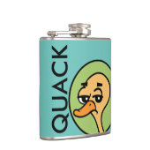 FUNNY CARTOON STILE DUCK VINYL WRAPPY FLASK FLACHMANN (Rechts)