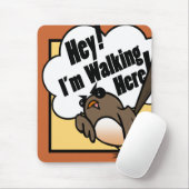 FUNNY CARTOON STYLE BIRD MOUSE PAD MOUSEPAD (Mit Mouse)