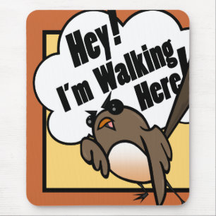 FUNNY CARTOON STYLE BIRD MOUSE PAD MOUSEPAD
