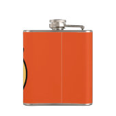 FUNNY CARTOON STYLE PIG VINYL WRAPPY FLASK FLACHMANN (Rückseite)
