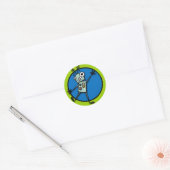 FUNNY CARTOON STYLE ROBOT STICKERS (Umschlag)